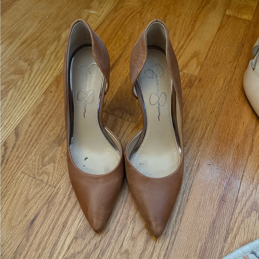 Jessica Simpson Tan Heels for Women